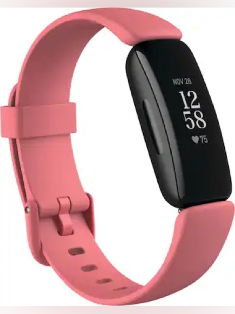 Fitbit Inspire 2 Health & Fitness Tracker Pink & Black Smartwatch